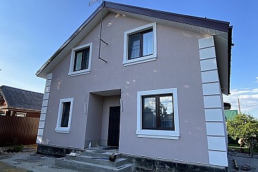 Декоративная штукатурка дома